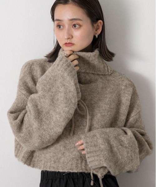 ad thie 「ad thie」 長袖ニット FREE チャコール レディース - 画像 (5)