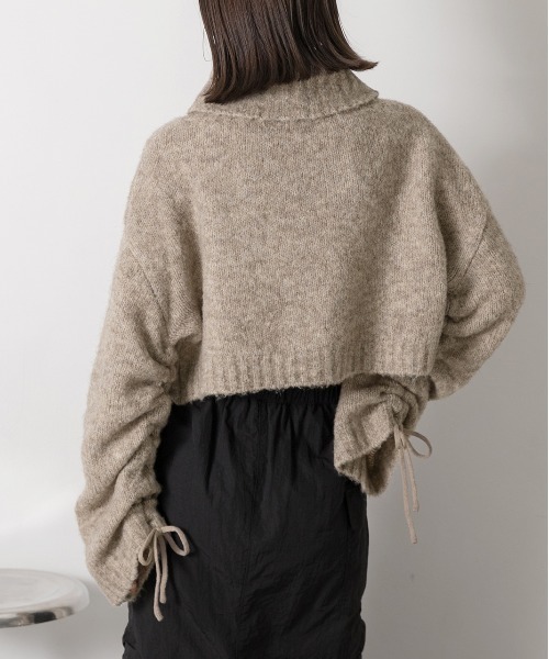 ad thie 「ad thie」 長袖ニット FREE チャコール レディース - 画像 (6)