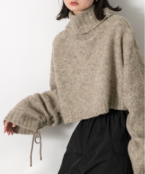 ad thie 「ad thie」 長袖ニット FREE チャコール レディース - 画像 (8)