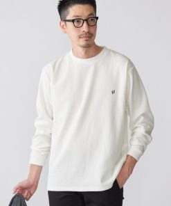 SHIPS 「SHIPS」 長袖Tシャツ MEDIUM ホワイト メンズ