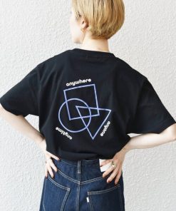 SHIPS any 「SHIPS any」 半袖Tシャツ X-LARGE ブラック メンズ