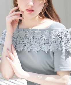 alotta 「alotta」 半袖カットソー LL サックスブルー レディース