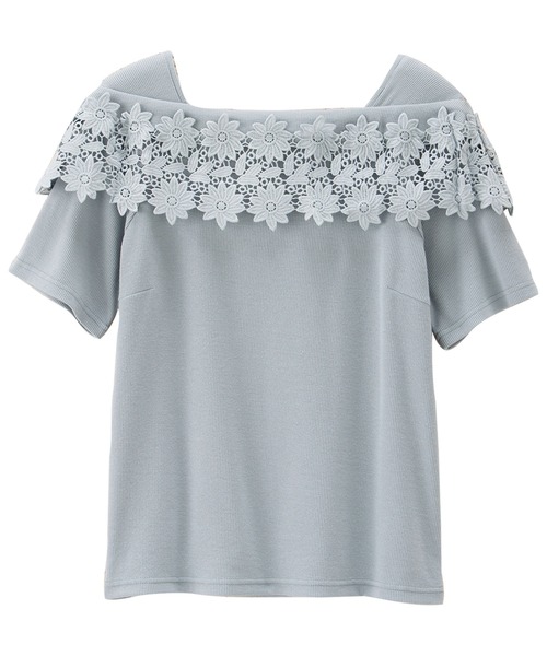 alotta 「alotta」 半袖カットソー LL サックスブルー レディース - 画像 (3)