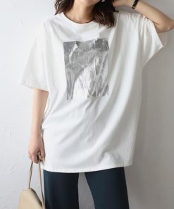 Bonjour Sagan 「Bonjour Sagan」 半袖Tシャツ FREE オフホワイト レディース