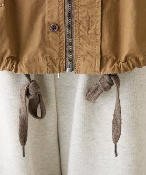 etsinta ブルゾン アウター 「etsinta/エシンタ」リメイクドロストシャツブルゾン レディース - 画像 (7)