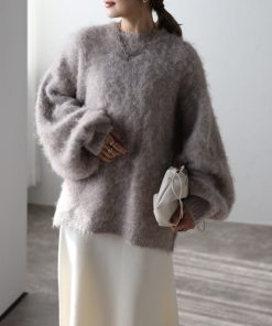 Bonjour Sagan 「Bonjour Sagan」 「ANDSEARCH」長袖ニット FREE ベージュ レディース