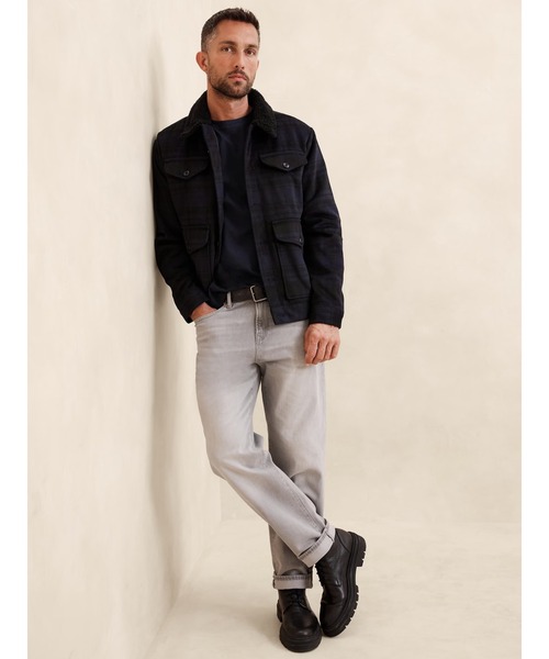 BANANA REPUBLIC 「BANANA FACTORY STORE」 半袖Tシャツ L ホワイト メンズ - 画像 (5)