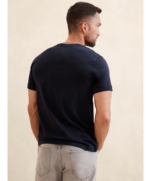 BANANA REPUBLIC 「BANANA FACTORY STORE」 半袖Tシャツ L ホワイト メンズ - 画像 (6)