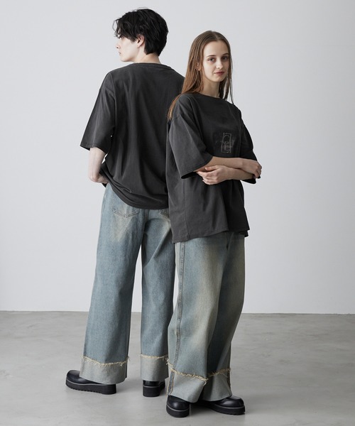 CLEL 「CLEL」 半袖Tシャツ S グレー メンズ - 画像 (9)