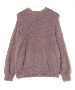 WYM LIDNM 「WYM LIDNM」 長袖ニット M ブラウン メンズ