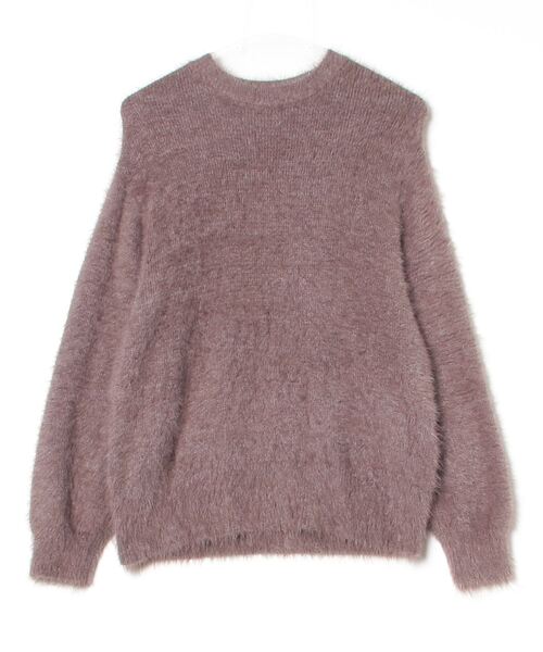 WYM LIDNM 「WYM LIDNM」 長袖ニット M ブラウン メンズ