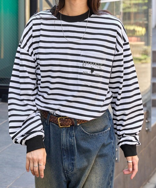 MONO-MART 「MONO-MART」 長袖カットソー M チャコールグレー レディース - 画像 (7)