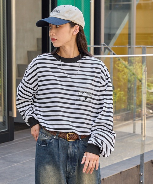 MONO-MART 「MONO-MART」 長袖カットソー M チャコールグレー レディース - 画像 (9)