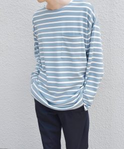 SHIPS any 「SHIPS any」 長袖Tシャツ MEDIUM ライトブルー メンズ