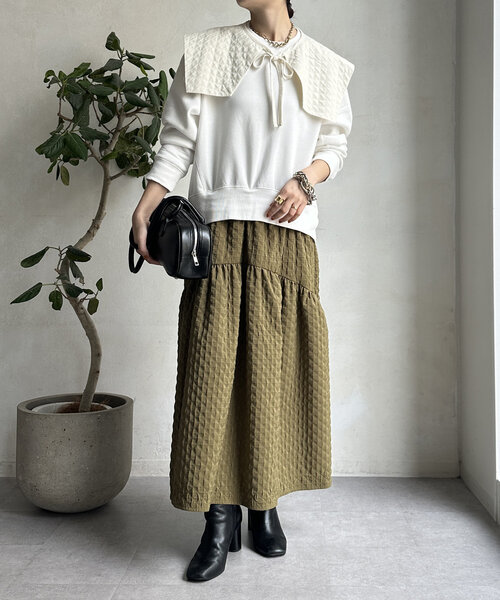 DouDou 「DouDou」 セットアップ FREE オフホワイト レディース - 画像 (3)