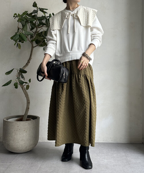 DouDou 「DouDou」 セットアップ FREE オフホワイト レディース - 画像 (4)