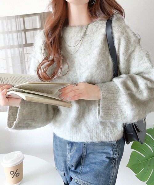 classicalelf 「classicalelf」 長袖ニット MEDIUM イエロー レディース - 画像 (4)