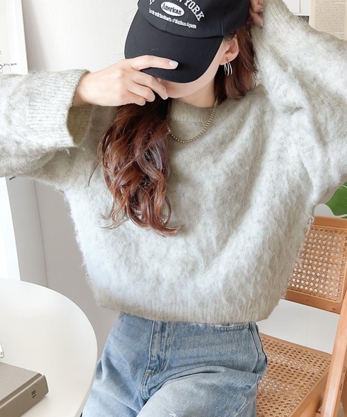 classicalelf 「classicalelf」 長袖ニット MEDIUM イエロー レディース - 画像 (8)