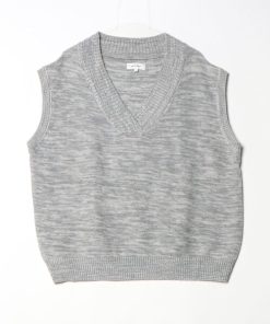 MONO-MART 「MONO-MART」 Vネックニット M グレー メンズ