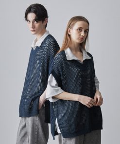 CLEL 「CLEL」 Vネックニット X-SMALL ネイビー メンズ