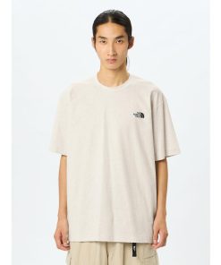 THE NORTH FACE 【THE FACE】S/S FD Globe Cotton Tee ユニセックス/国内正規品/ノースフェイス(NT32550)  WX ホワイトミックスグレー