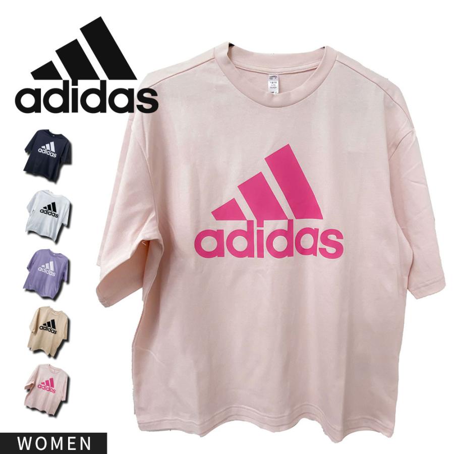 adidas アディダス W ESS ビッグロゴ BF tシャツ レディース 半袖 スポーツ ブランド 綿 黒 白 半袖tシャツ トップス ADIDAS enl36