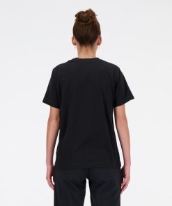 New Balance ニューバランス レディース 半袖 Tシャツ ショートスリーブTシャツ Sport Essentials Stacked Logo WT41502 BK スポーツウェア