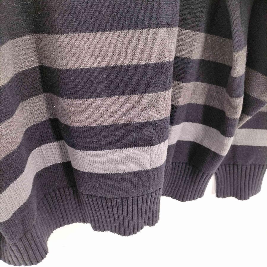NANO universe universe(ナノユニバース) Griffin Hartland ストライプニットポロシャツ 中古 古着 1226 - 画像 (2)