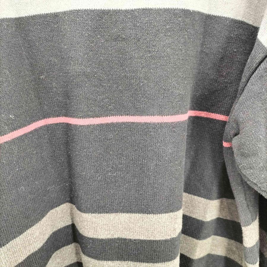NANO universe universe(ナノユニバース) Griffin Hartland ストライプニットポロシャツ 中古 古着 1226 - 画像 (3)