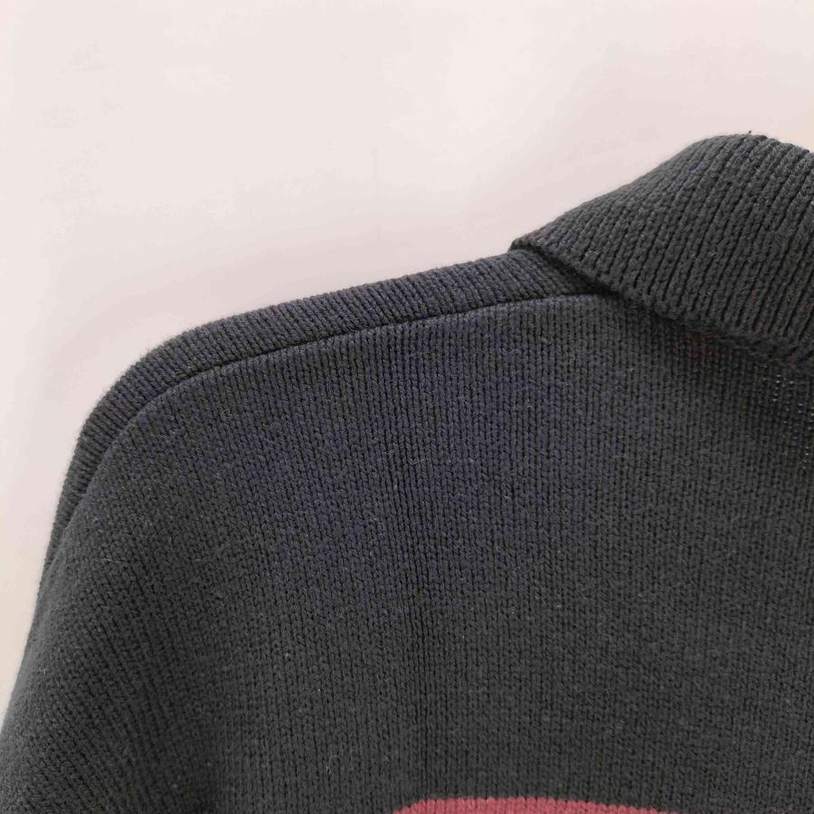 NANO universe universe(ナノユニバース) Griffin Hartland ストライプニットポロシャツ 中古 古着 1226 - 画像 (4)