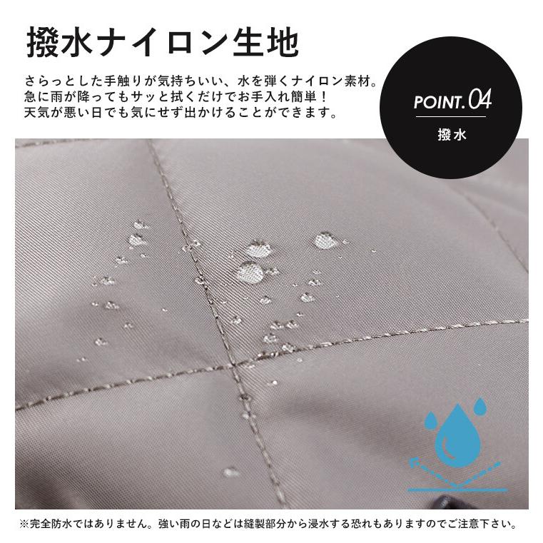 LIZDAYS リズデイズ 撥水 キルティング 2WAY トートバッグ ショルダーバッグ 斜め掛け lz-51502 【送料無料】 - 画像 (5)