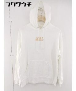 ◇ And A アンドエー LIDNM リドム 長袖 プルオーバー パーカー サイズL オフホワイト メンズ