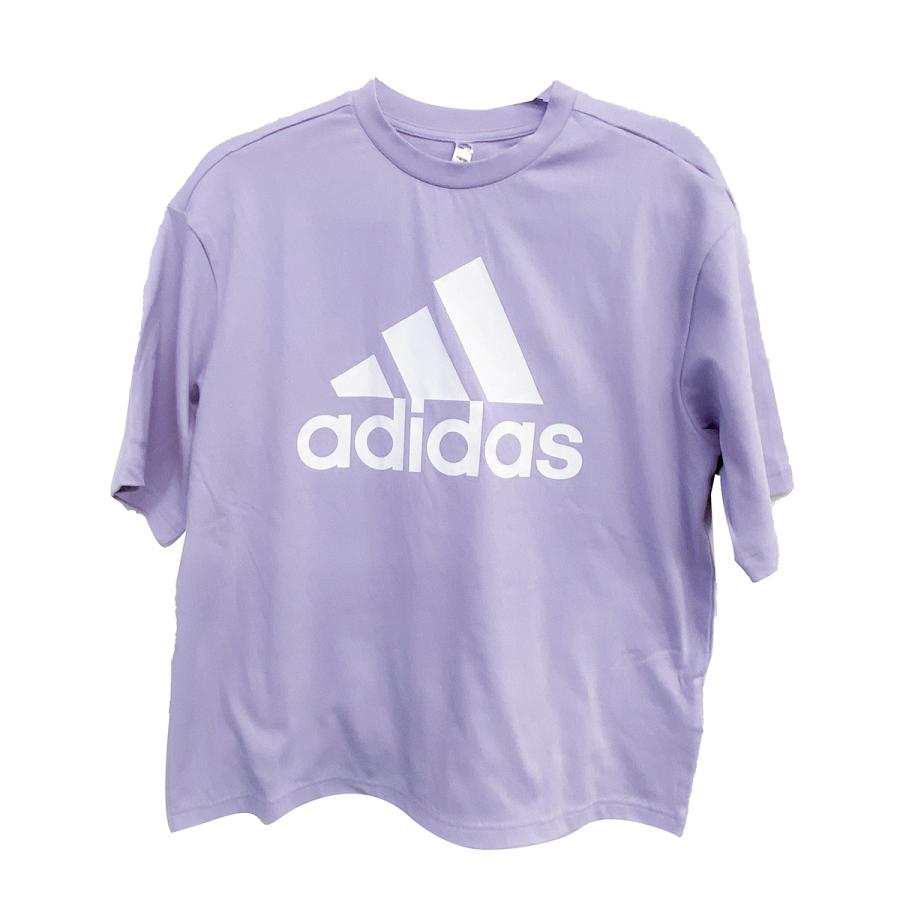 adidas アディダス W ESS ビッグロゴ BF tシャツ レディース 半袖 スポーツ ブランド 綿 黒 白 半袖tシャツ トップス ADIDAS enl36 - 画像 (4)