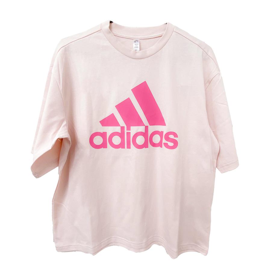 adidas アディダス W ESS ビッグロゴ BF tシャツ レディース 半袖 スポーツ ブランド 綿 黒 白 半袖tシャツ トップス ADIDAS enl36 - 画像 (5)