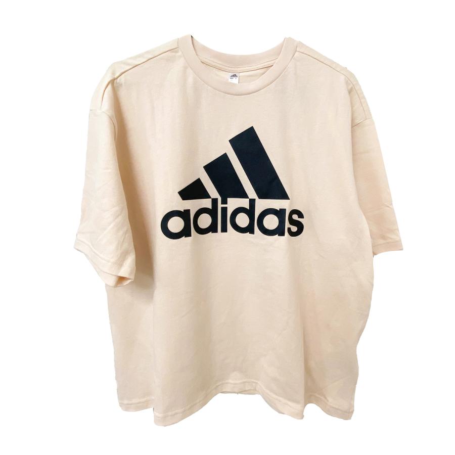 adidas アディダス W ESS ビッグロゴ BF tシャツ レディース 半袖 スポーツ ブランド 綿 黒 白 半袖tシャツ トップス ADIDAS enl36 - 画像 (6)