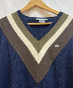 ラコステ アルパカ ウール Vネック ニット セーター 4 10129231