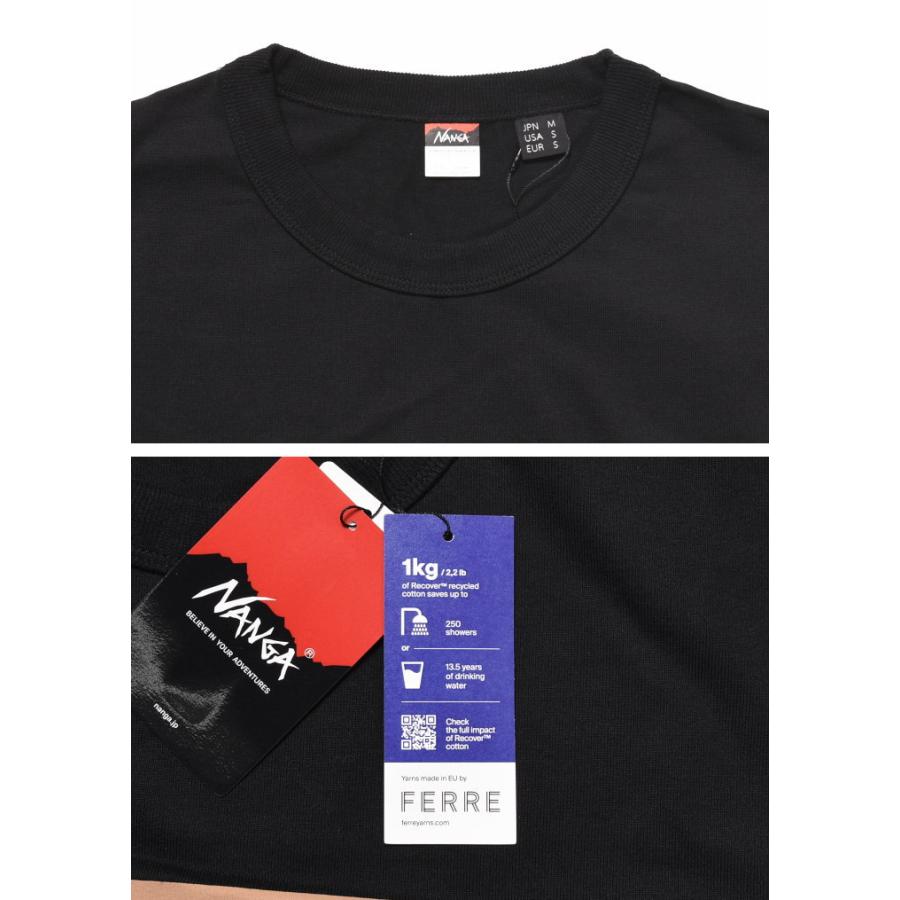 NANGA ナンガ × JERRY UKAI ジェリーウカイ 30周年コラボTシャツ エコハイブリッド ナンガロゴティー ルーズフィット NW2411-1G805-C - 画像 (5)