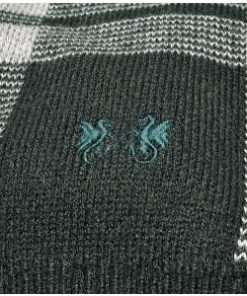 McGREGOR マックレガー セーター メンズ 111634802 前身頃にチェック織柄入り ハーフジップセーター ニット M.L.LL