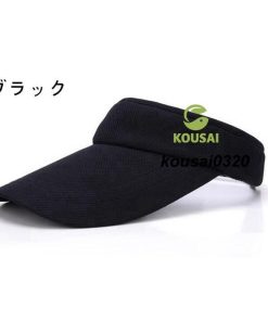 サンバイザー レディース メンズ 男女兼用 日よけ帽子 テニス ツバ広 ゴルフ 吸汗速乾 抗菌防臭 ランニング ジ