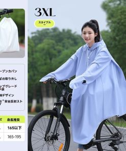レインコート 自転車 リュック対応 防水 レインウェア ロング丈 レインポンチョ 雨 軽量 雨具 ポンチョ 膝が濡れない 撥水 通勤 通学男女兼用