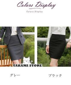スーツスカート ペンシルスカート ストライプ柄 レディース 通勤 OL フォーマル ビジネス 膝上 エレガント リクルート オフィス 大きいサイズ