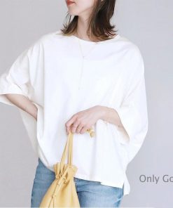 Tシャツ レディース 七分袖 50代 40代 30代 20代 トップス カットソー カジュアル クルーネック ゆったり ロング 体型カバー