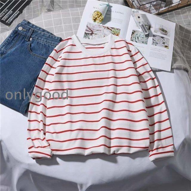 Tシャツ カットソー 長袖 メンズ トップス ラウンドネック ボーダー プルオーバー シンプル カジュアル 着回し 定番 大きいサイズあり 男性用 ラ - 画像 (3)