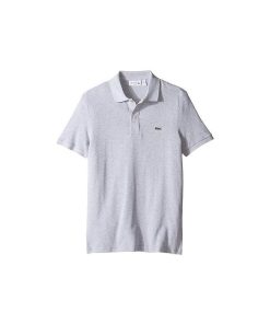 LACOSTE ラコステ Lacoste Men's  Short Sleeve Slim Fit Pique Polo メンズ トップス Silver Chine