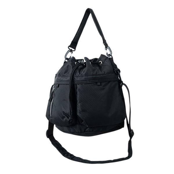 ショルダーバッグ レディース 巾着 斜め掛け おしゃれ ダブルポケット 軽量 a5 ペットボトル 2way トートバッグ 小さめ 自立 - 画像 (2)