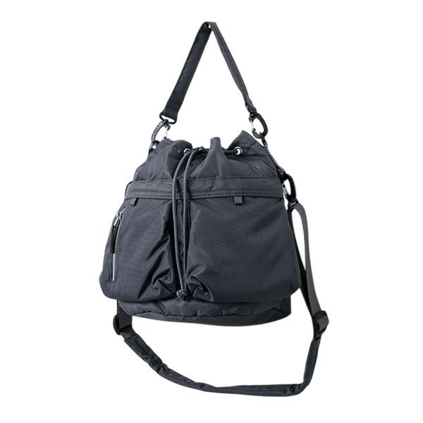 ショルダーバッグ レディース 巾着 斜め掛け おしゃれ ダブルポケット 軽量 a5 ペットボトル 2way トートバッグ 小さめ 自立 - 画像 (3)