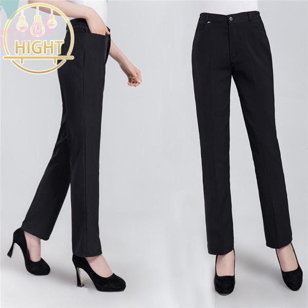 ビジネス パンツ レディース フォーマル ハイウエスト 制服 黒 ストレッチ 女性 OL オフィス 事務服 ゆったり 通勤 就活 大きいサイズ