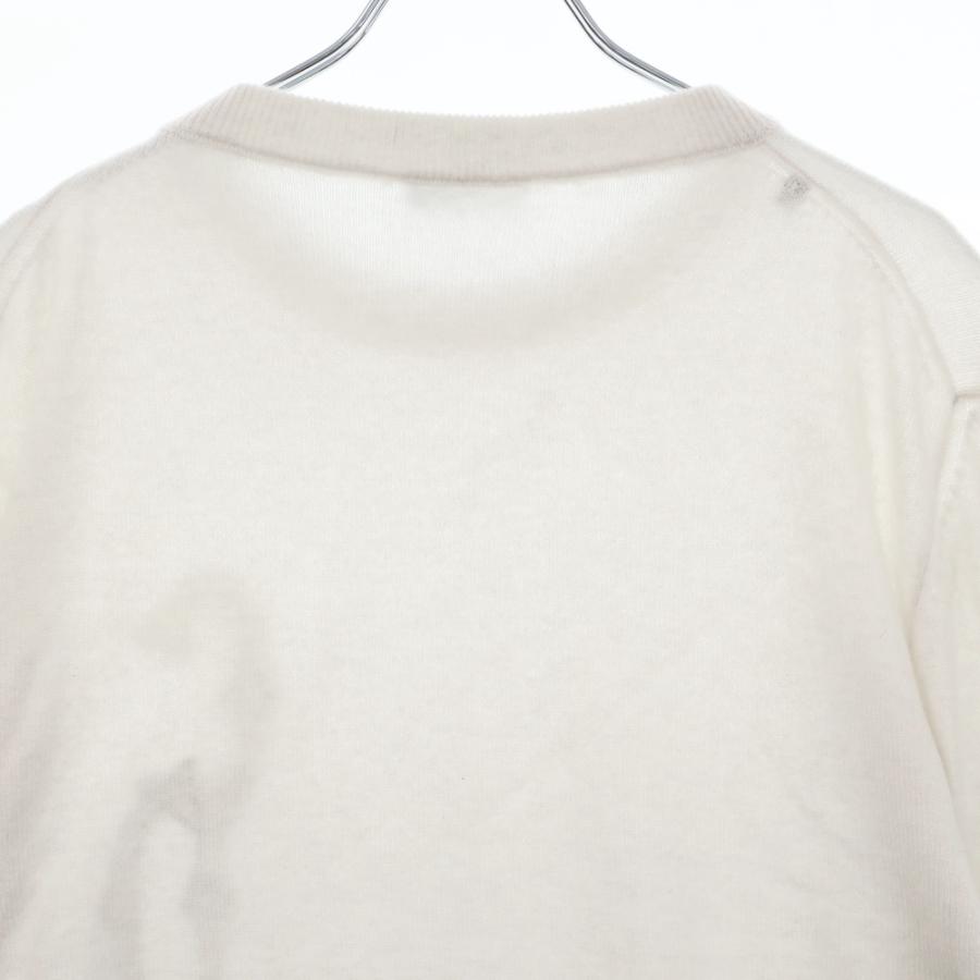 Dior ディオール 23AW パールCDロゴカシミヤニットセーター ベージュ 343M640AT721 - 画像 (3)