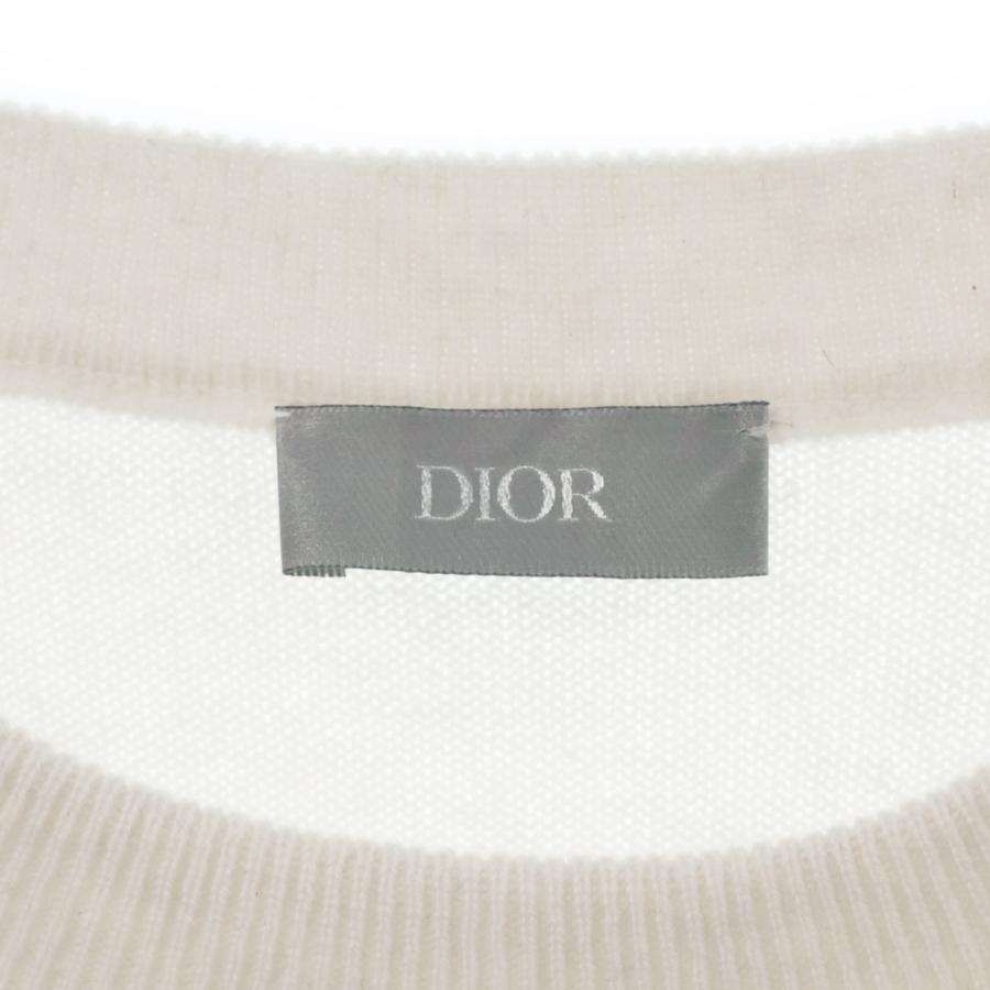 Dior ディオール 23AW パールCDロゴカシミヤニットセーター ベージュ 343M640AT721 - 画像 (6)