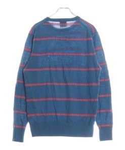 umbro UMBRO アンブロ 00S KIM JONES BORDER WOOL KNIT キムジョーンズ ボーダー クルーネック ウールニット セーター ブルー